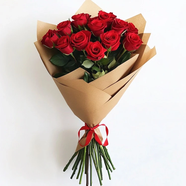 Букет красных роз Рэди